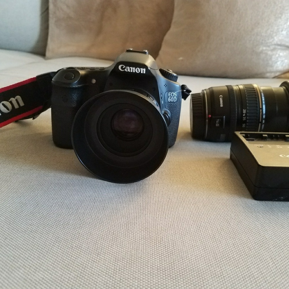 Canon 60d Camera plus Lenses